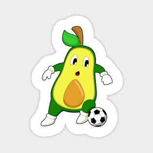 Avocado Soccer Soccer player Magnet