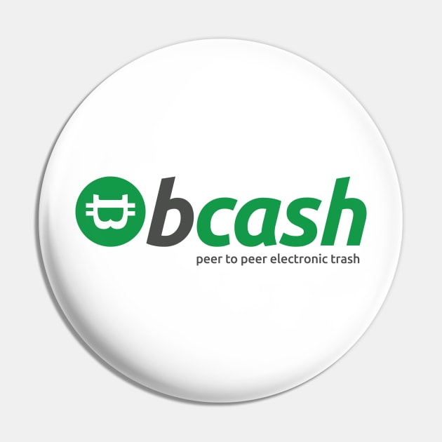 Bcash Logo Pin by paidshill