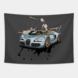 Customized Classic Cars Tapestry