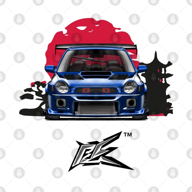 SUBARU IMPREZA WRX GC8 BUGEYE BLUE by naquash