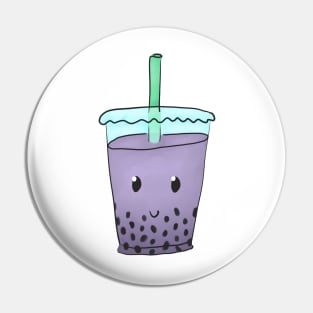 Cute Bubble Tea (Purple) Pin