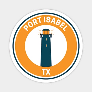 Vintage Port Isabel Texas Magnet