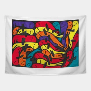 Piles and Piles of Hugs Tapestry