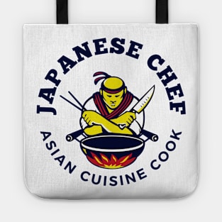 The Japanese chef asian cuisine design Tote