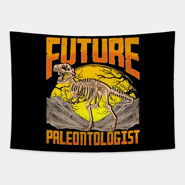 Funny Future Paleontologist Dinosaur Fossil Hunter Tapestry by theperfectpresents