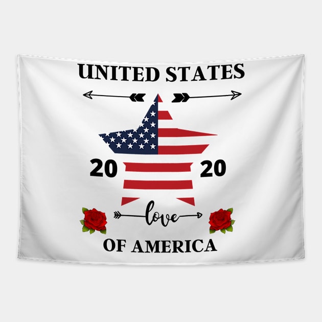 UNITED STATES OF AMERICA Tapestry by Grishman4u