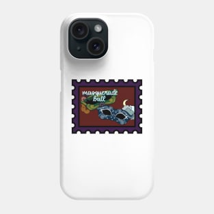 Masquerade Ball Postage Stamp Phone Case