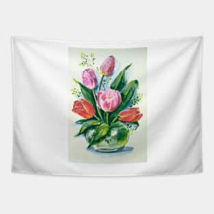 Bouquet of Tulips Tapestry