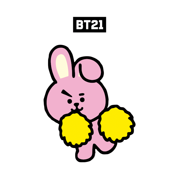 bt21 bts exclusive design 44 by Typography Dose