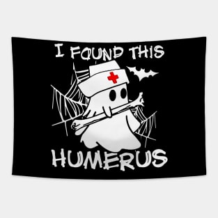 Womens I Found This Humerus Boo Ghost Tapestry