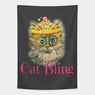 Cat Bling Tapestry