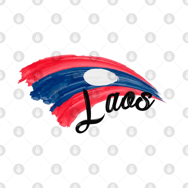 Laos flag by SerenityByAlex