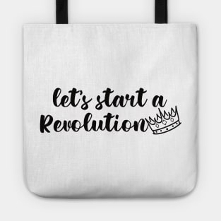 Young Royals let's start a revolution Tote