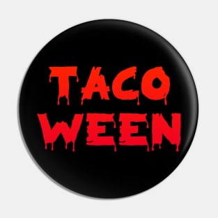 Tacos Halloween Pin