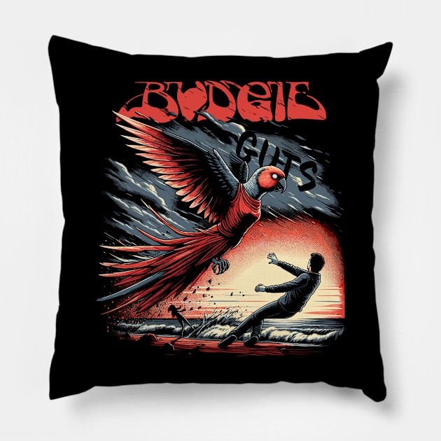 Budgie Band Guts Pillow by Lima's