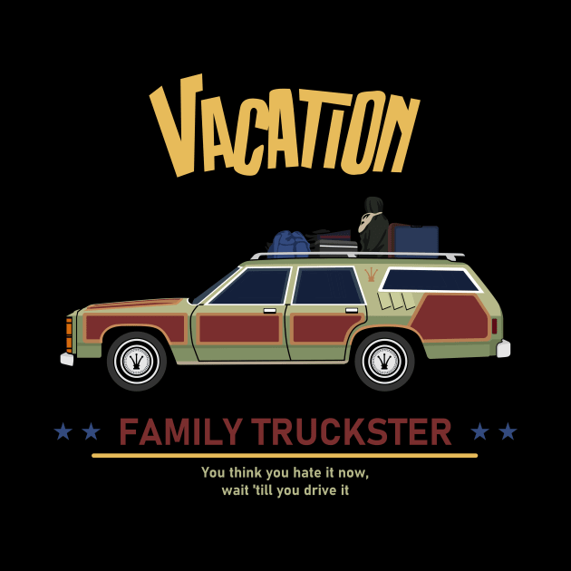 Family Truckster Vacation Cars by masjestudio