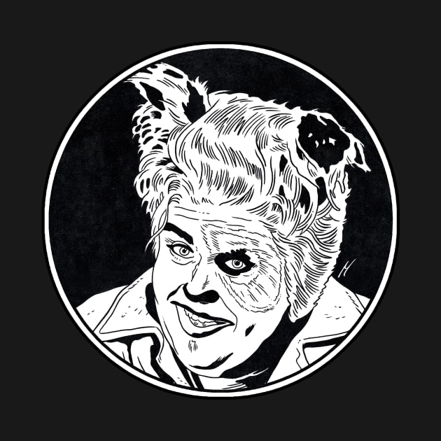 BARF - Spaceballs (Circle Black and White) by Famous Weirdos