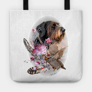 German Wirehaired Pointer hunting woodcock Tote