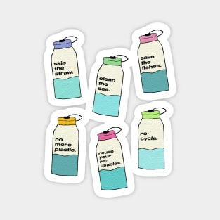 Water bottle pack Magnet