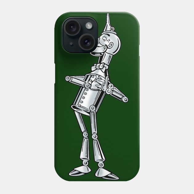 Vintage Wizard of Oz Tinman Phone Case by MasterpieceCafe