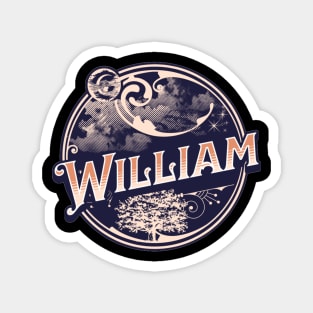 William Name Tshirt Magnet