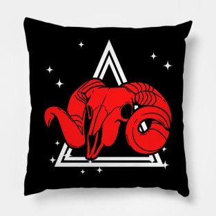 Red Ram Pillow