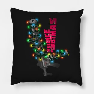 The Silence Of Christmas (black.) Pillow