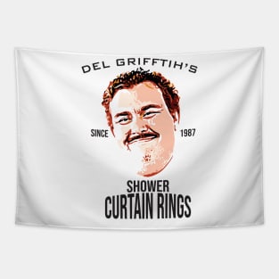 Del Griffith's Shower Curtain Rings - Since 1987 Tapestry