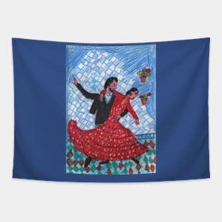 Spanish Flamenco Dance Tapestry