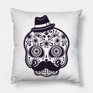 Mr. Sugar Skull Pillow