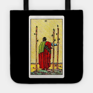 Card #24 - Three Of Wands - Rider Waite Smith Tarot Tote