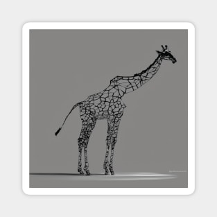 Girrafe Shadow Silhouette Anime Style Collection No. 159 Magnet