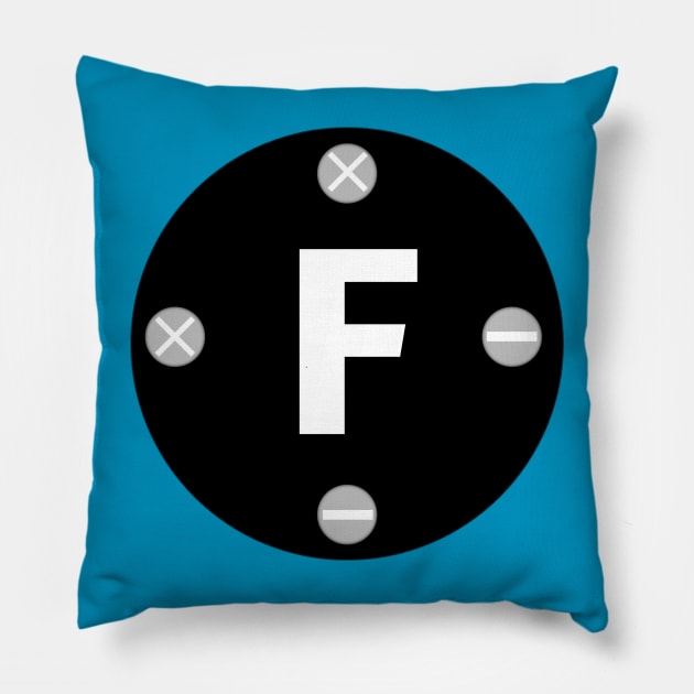 Letter F Pillow by Menu.D