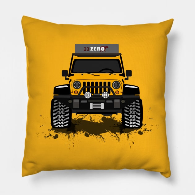 [Jeep] Clueless Overlanding 'Yellow' Pillow by sojeepgirl