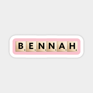 BENNAH Scrabble Magnet