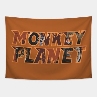 Monkey Planet Animal Birthday Gift Shirt. Monkeys, Apes Tapestry