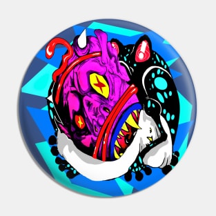 Demon Food Blue Pin