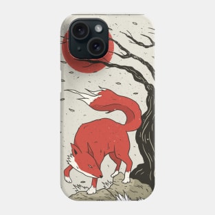 Japanese style fox Phone Case