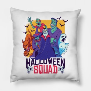 Halloween Squad Pillow