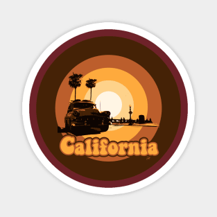 California surf car summer Magnet