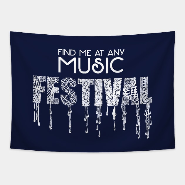 Find me at Any Music FESTIVAL Tapestry by Colette