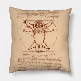 Vitruvian Sloth Pillow