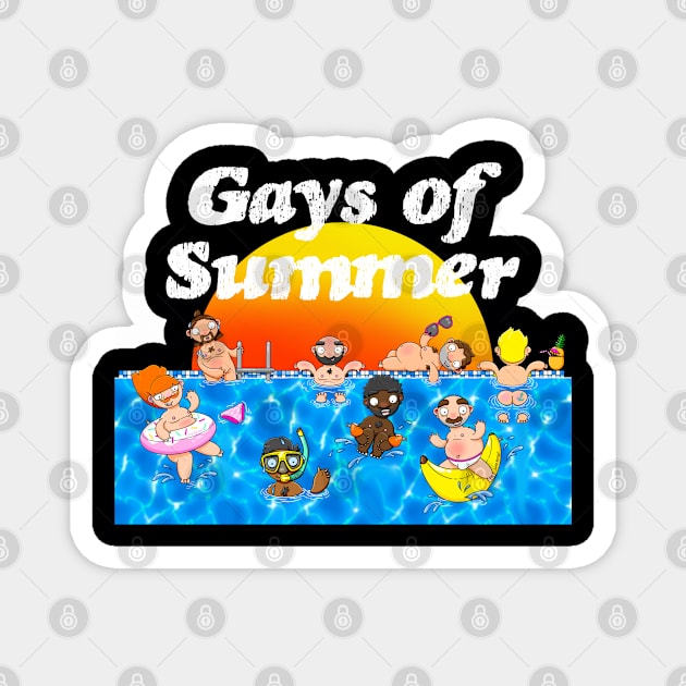 Gays of Summer Magnet by LoveBurty