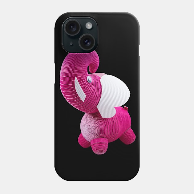 The pink elephant Phone Case by Crazy_Paper_Fashion