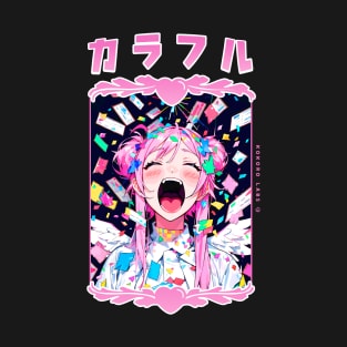 Pastel Girl | Anime Girl | Kawaii Girl | Anime Streetwear T-Shirt