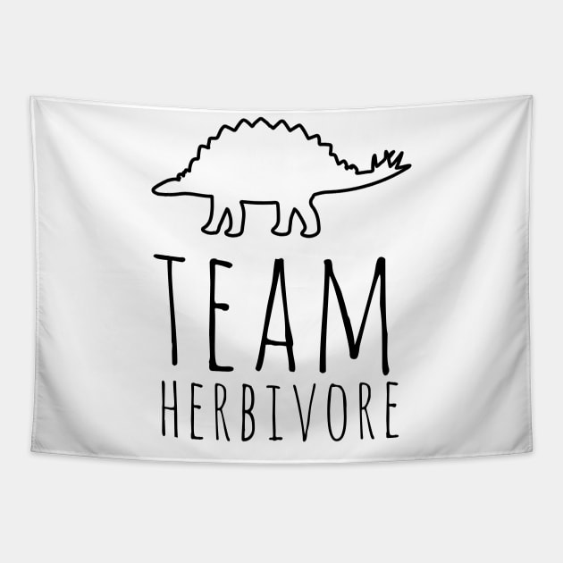 Team Herbivore Pocket Print Tapestry by uncommontee