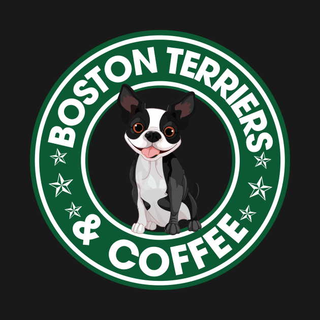 Boston Terriers And Coffee by ChristianCrecenzio