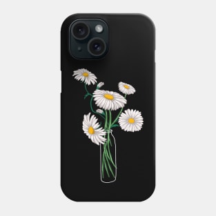 Daisies Chamomile Marguerites Bouquet Retro Daisy Flowers Phone Case