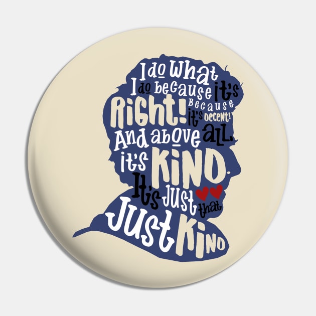 Twelfth Doctor- Kindness Pin by galetea