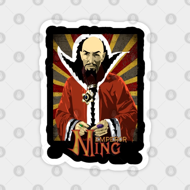 Emperor Ming Design Magnet by HellwoodOutfitters